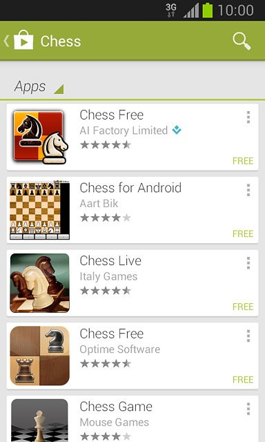 Press the required app.