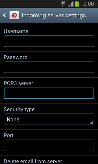 Press the drop down list below 