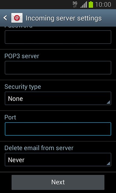Press the drop down list below 