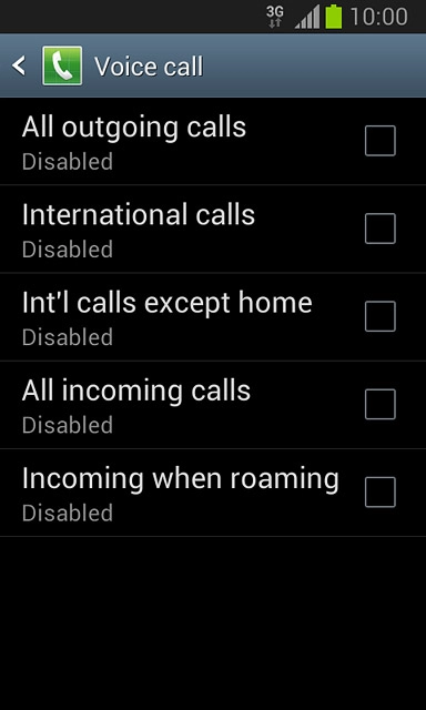 International calls