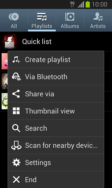 Press Create playlist.