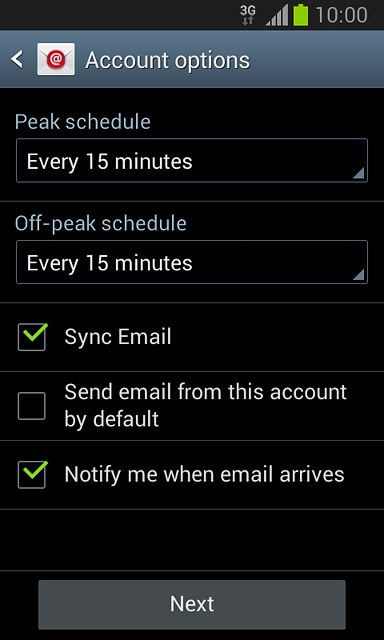 Press the drop down list below 