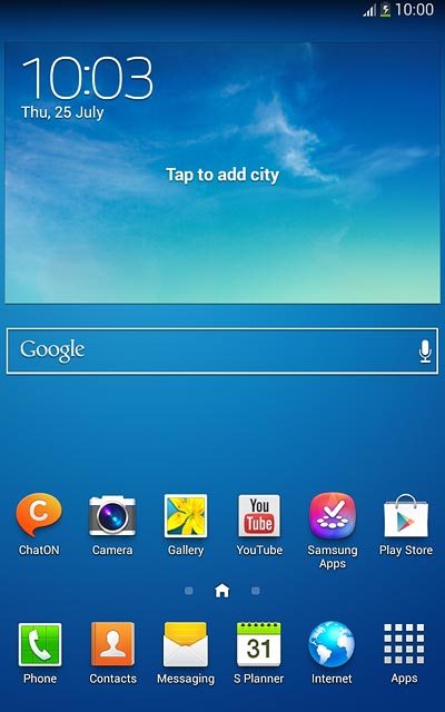 When the battery charging icon is displayed, charging is in progress.