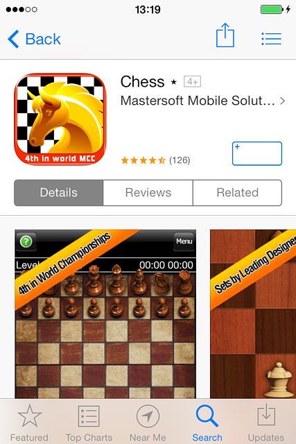 To buy an app:Press the price.