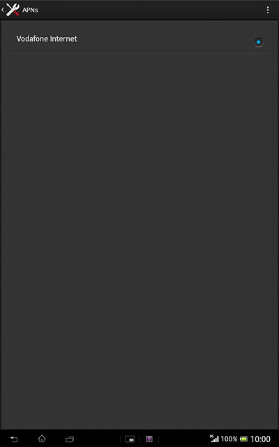 Press the home icon to return to the home screen.