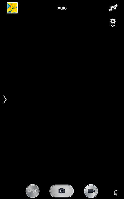 Press the settings icon.