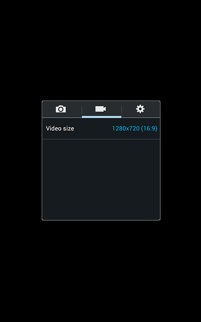 Press the video recorder icon.