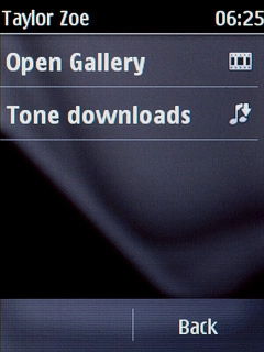 Press Open Gallery.Go to the required folder.