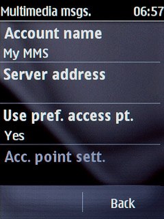 Press Account name.