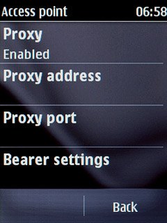Press Proxy address.