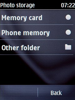 Press , Phone memory or Other folder.