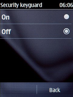 Press On or Off.