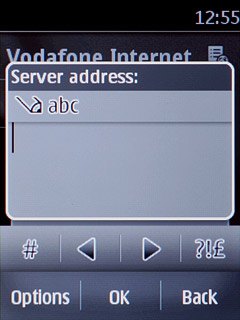 Key in http://www.vodafone.ie/mms and press OK.