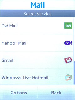 Press the required provider.