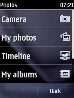 Press Camera.