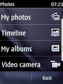 Press Video camera.
