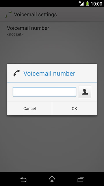 Key in (prefix) 5 (your phone number) and press OK.