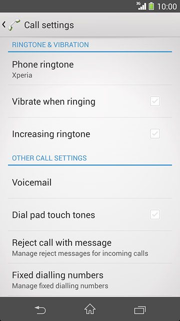 Press Fixed dialling numbers.