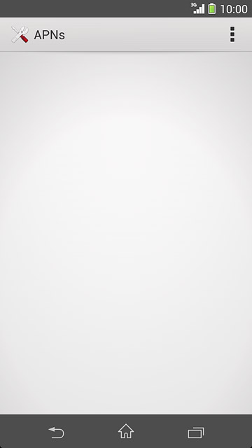 Press the menu icon.
