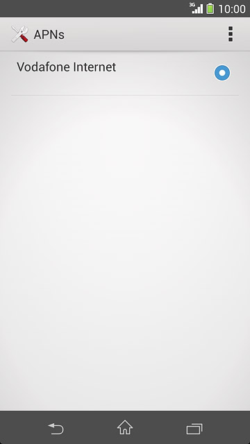 Press the home icon to return to the home screen.
