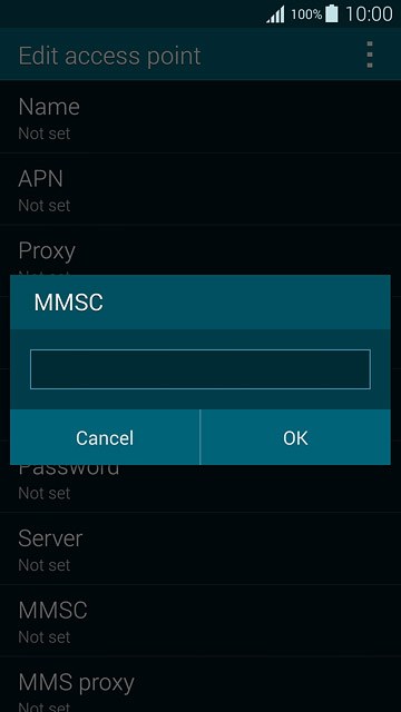 Key in http://www.vodafone.ie/mms and press OK.