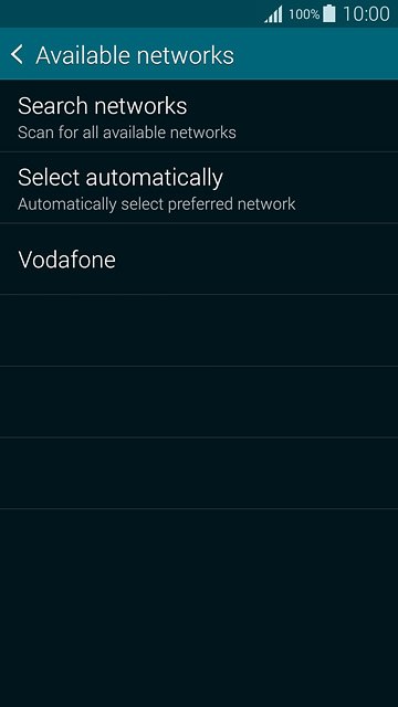 Press Select automatically.