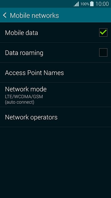 Press Access Point Names.