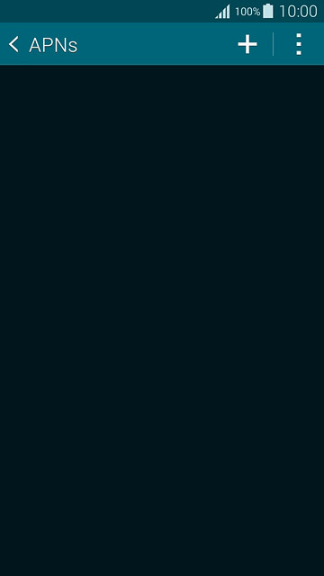 Press the new data connection icon.