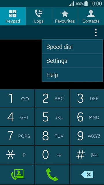 Press Settings.