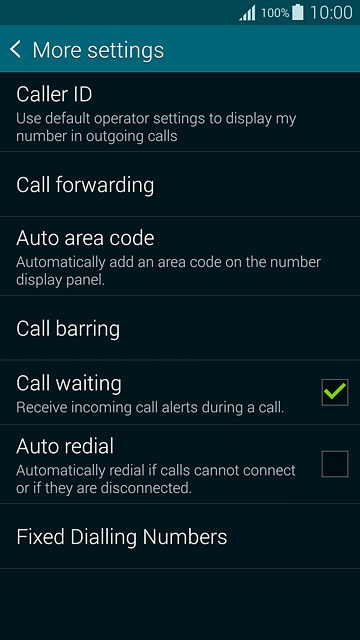 Press Fixed Dialling Numbers.