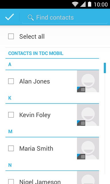 Press Select all.