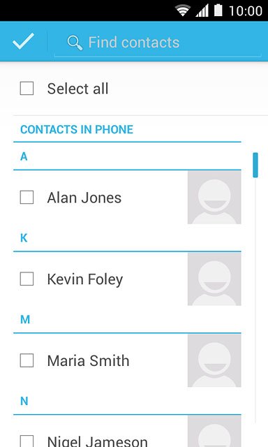 Press Select all.