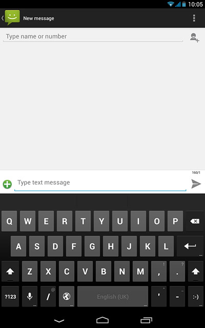 Press the letters to key in the required word.A number of words based on the letters you've keyed in are displayed.