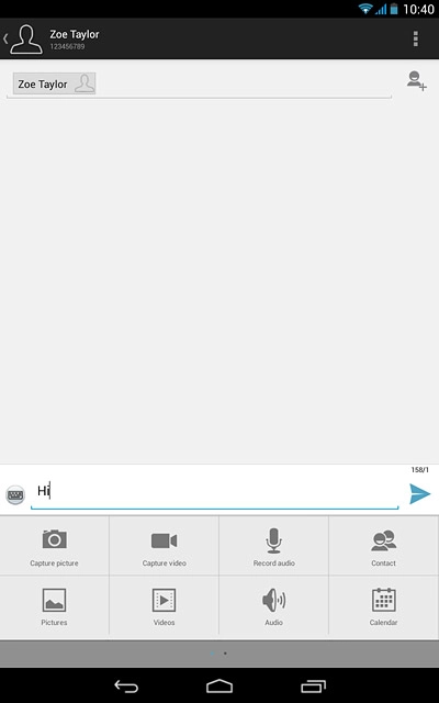 Press Audio.