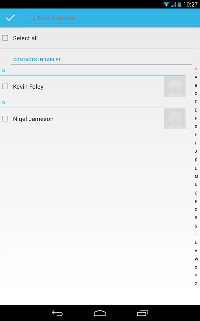 Press Select all.