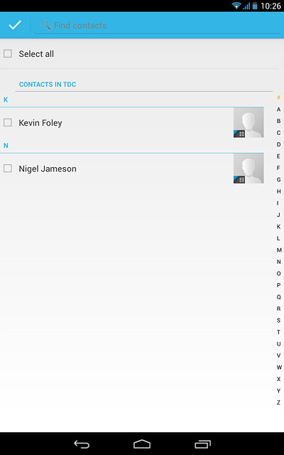 Press Select all.
