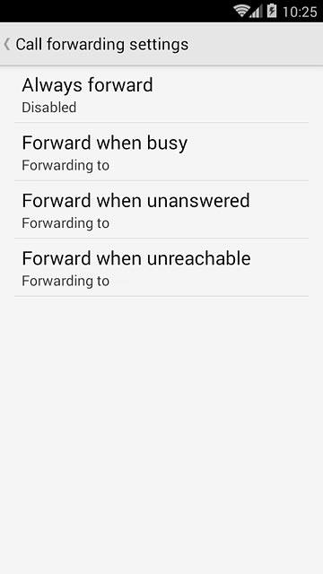 Forward when busy