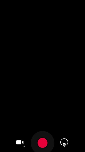 Press the record video icon to start recording.