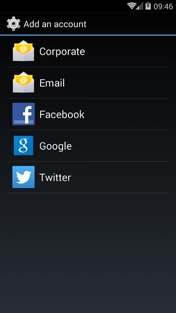 Press Google.