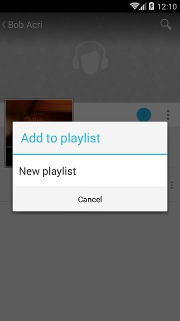 Press New playlist.