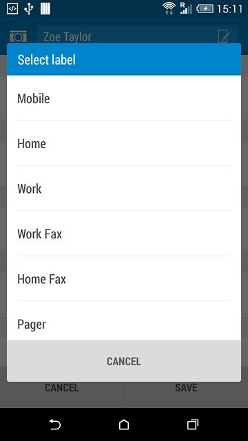 Press the required number type.