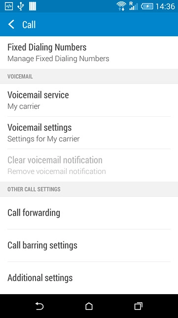 Press Additional settings.