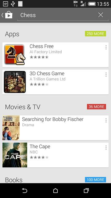Press the required app.