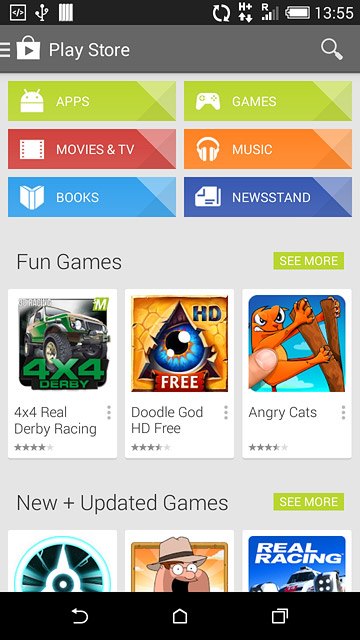 To search by name:Press the search icon.
