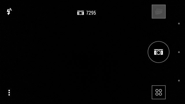 Press the flash icon repeatedly to turn the function on or off.