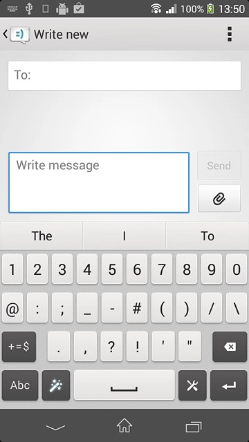 Press the required numbers or the required symbols.