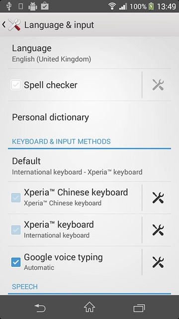 Press the settings icon next to 