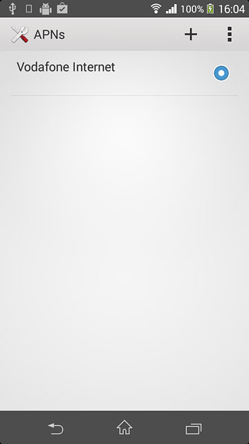 Press the home icon to return to the home screen.