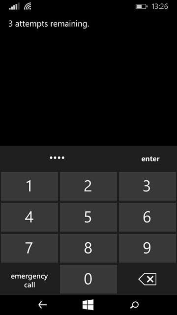 Key in your PIN and press enter.