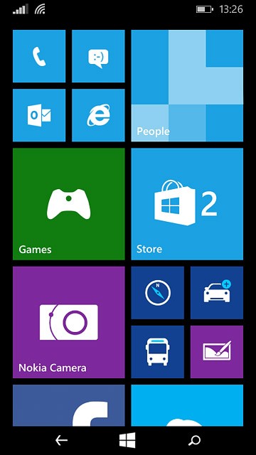 Press the phone icon.